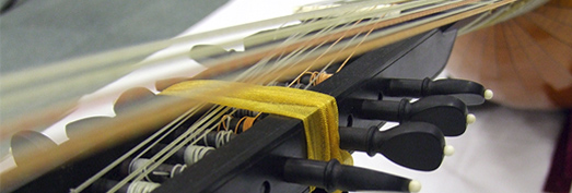 English Theorbo detail